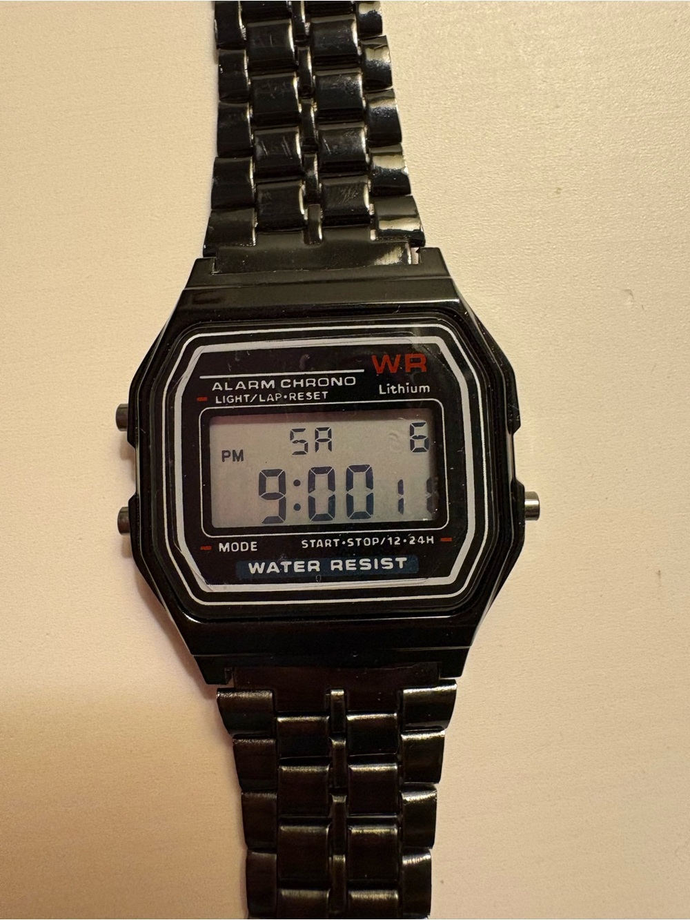 Y2K Watch in Black